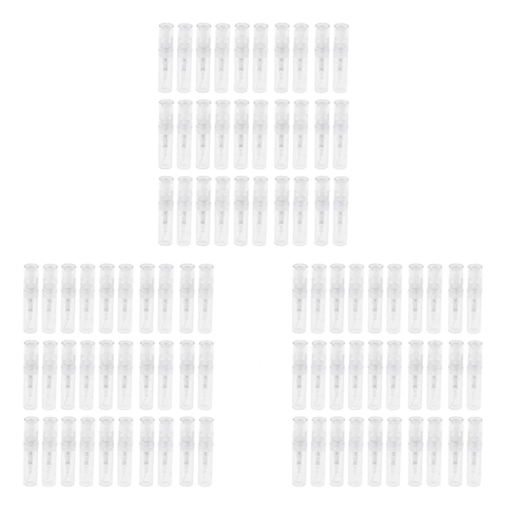 90Pcs Clear 2Ml Atomizer Plastic Disposable Perfume Empty Sample for Travel