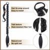 2 Pack Long DIY Braided Ponytail Extension with Hair Tie Straight Wrap Around Hair Extensions Ponytail(2#) view 4