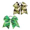 Tie Dye Hair Bows for Cheer Girls Come Ponytail Holder Bow Tie Dye Large Cheer Bowknot PHB02 (Set-A) view 1