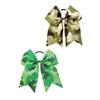 Tie Dye Hair Bows for Cheer Girls Come Ponytail Holder Bow Tie Dye Large Cheer Bowknot PHB02 (Set-A) view 4