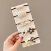 Plush silk hair tie tie cute girl hair accessories cartoon pattern hair accessories tiara, a gift for girls (5 off white) view 2