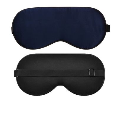 FEABCR Silk Sleep Mask, Silk Eye Mask with Adjustable Strap, Eye Mask for Sleeping,Blocks Light Reduces Puffy Eyes Gifts (Color : B)