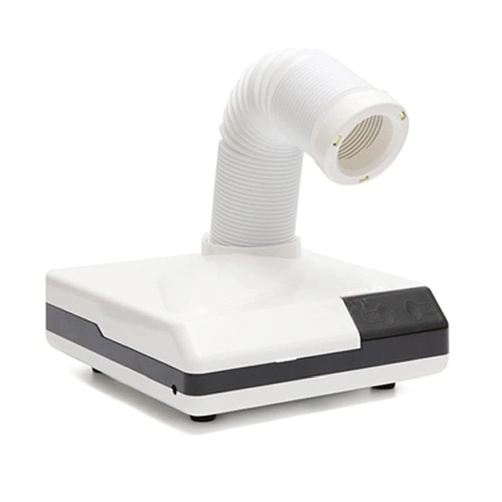 Nail Dust Collector Manicure Machine Vacuum Nail Dust Suction Desk High Power for Cleaning, 60W Dust Collector Nail Manicure Nail Set For Manicure Salon (White)