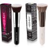 Black & White Kabuki Foundation Brushes Bundle By KESHIMA - Regular Size - Premium Makeup Brushes for Liquid, Cream, and Powder view 1