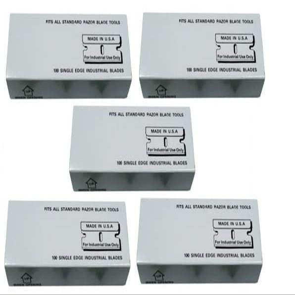 FitAll - Single Edge Razor Blades Made in U.S.A 500 Pieces