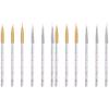 LALAFINA 12pcs Acrylic Nail Art Pen Sequined Rod Brush Nail Tools for Fingernail Brush Decorations view 1
