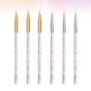 LALAFINA 12pcs Acrylic Nail Art Pen Sequined Rod Brush Nail Tools for Fingernail Brush Decorations view 3