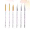 LALAFINA 12pcs Acrylic Nail Art Pen Sequined Rod Brush Nail Tools for Fingernail Brush Decorations view 4