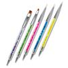 FRCOLOR 15pcs Double-headed Nail Art Pen for Manicures Portable Dual Purpose Colored Drawing Tool and Dotting Features for Home and Salon Use view 2