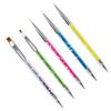 FRCOLOR 15pcs Double-headed Nail Art Pen for Manicures Portable Dual Purpose Colored Drawing Tool and Dotting Features for Home and Salon Use view 3