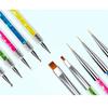 FRCOLOR 15pcs Double-headed Nail Art Pen for Manicures Portable Dual Purpose Colored Drawing Tool and Dotting Features for Home and Salon Use view 4