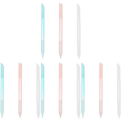 FRCOLOR 12pcs Multifunctional Nail File Gentle Nail Grinding Tools Manicure Tool Practical for Home Use