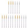 LALAFINA 18pcs Nail Art Pen Brushes Acrylic Nail Art Tools for Striping Dotting view 1
