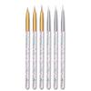 LALAFINA 18pcs Nail Art Pen Brushes Acrylic Nail Art Tools for Striping Dotting view 2