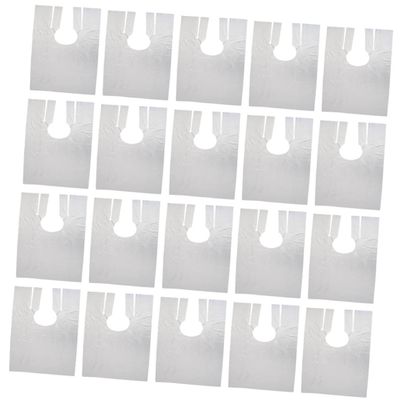 LALAFINA Capes Hairstylist Cape Hair Cutting Cape Apron 400pcs Disposable for Barbershop