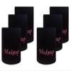 Makeup Remover Towels. Fingertip Face Reusable Washcloths. Embroidered, 100% Soft Cotton. Facial Cleansing. Pack of 6. view 2