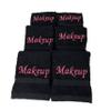 Makeup Remover Towels. Fingertip Face Reusable Washcloths. Embroidered, 100% Soft Cotton. Facial Cleansing. Pack of 6. view 4