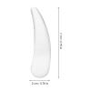 ARTIBETTER Stainless Steel Spoon Mini Curved Cosmetic Scoop Cosmetic Skincare Spatula Makeup Mask Spoon Makeup Beauty Spoons for Cream, Lotions, Moisturizers Silicon Spatulas view 2