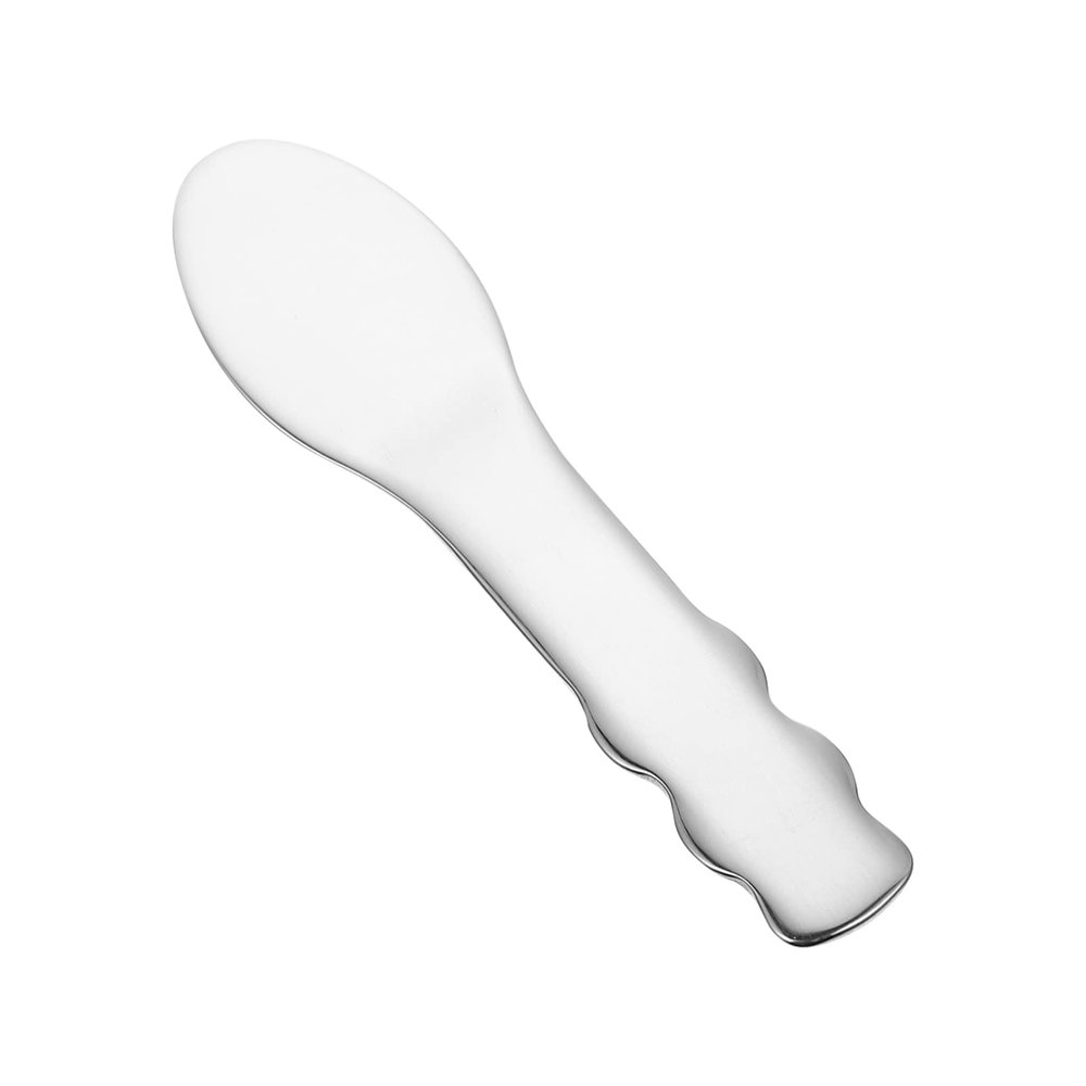 ARTIBETTER Mini Curved Cosmetic Scoop Cosmetic Skincare Spatula Makeup Mask Spoon Makeup Beauty Spoons for Cream, Lotions, Moisturizers