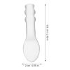 ARTIBETTER Mini Curved Cosmetic Scoop Cosmetic Skincare Spatula Makeup Mask Spoon Makeup Beauty Spoons for Cream, Lotions, Moisturizers view 2