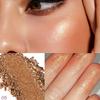 YOUNG VISION Pressed Powder Highlighter, Baked Natural Glow Contour Powder & Face Highlighter, Cruelty Free, Shimmer Highlighting Makeup for Face, Eye, Eyeshadow, Body, Skin, Xmas Gift (Brown) view 2