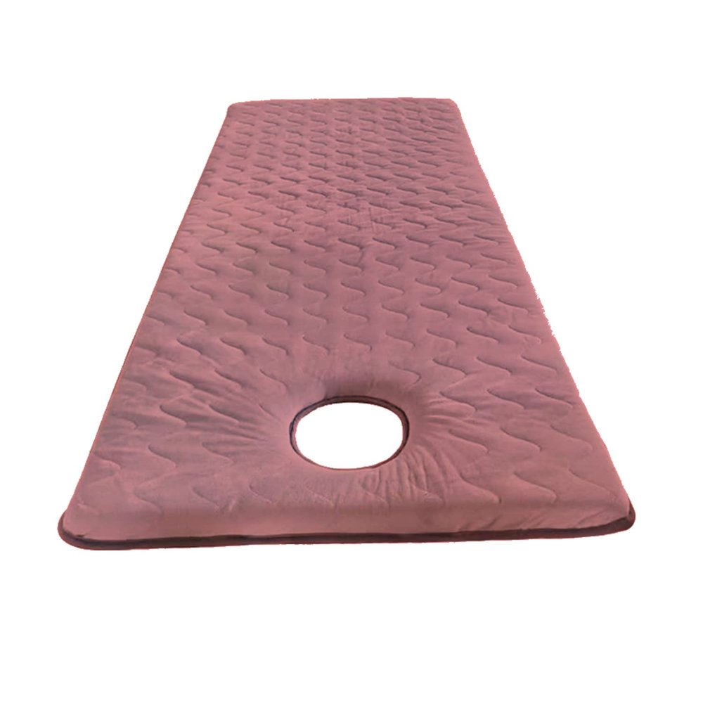 Cosmetic Salon Bed Mattress Pad Massage Table Bed Mattress Topper Beauty Bed Mattress Cover for Massage Accessories with Breath Hole Square/Round/Trapezoidal Head,Rose r,70x185cm