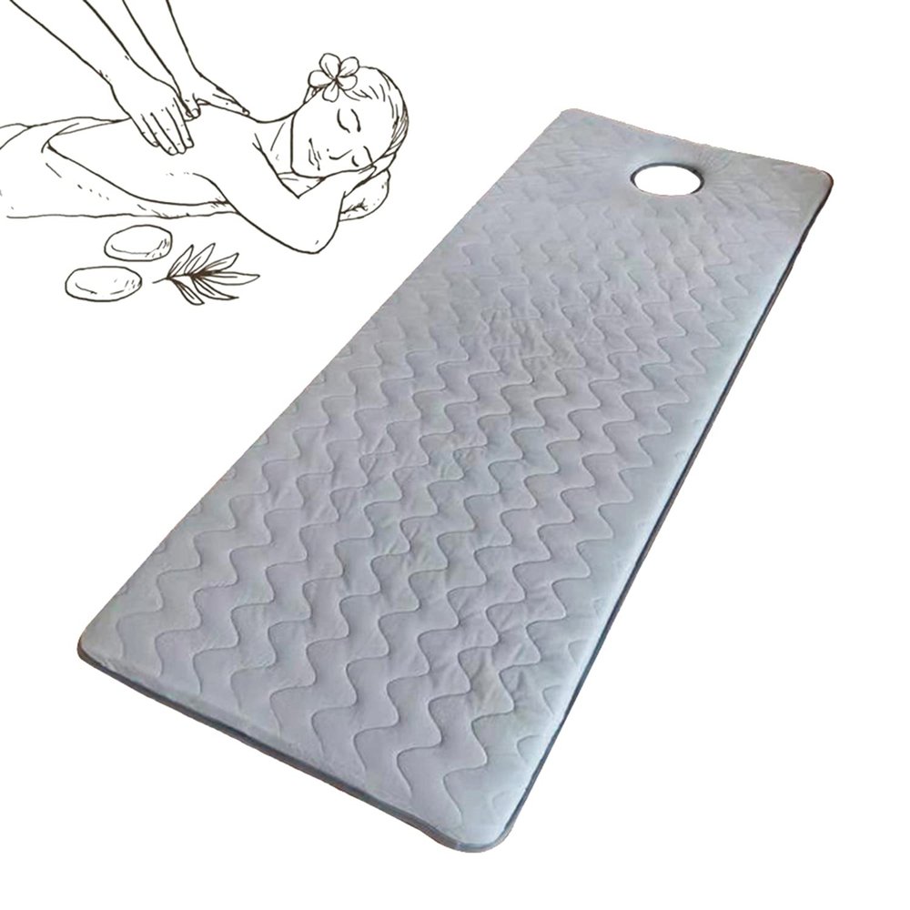Soft Massage Table Sheet Beauty Bed Mattress Cover with Face Breath Hole Massage Table Mattress Protector 3cm/6cm Thickness Massage Table Foam Padding Topper,Gray,60x180cm 3cm