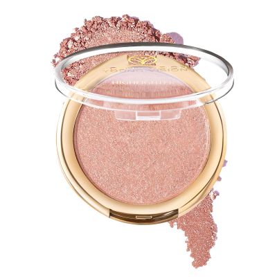 YOUNG VISION Pressed Powder Highlighter, Baked Natural Glow Contour Powder & Face Highligher, Cruelty-Free, Shimmer Highlighting Makeup for Face, Eye, Eyeshadow, Body, Skin, Xmas Gift (Cinnamon)