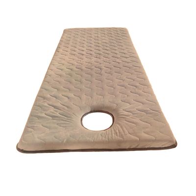 Cosmetic Salon Bed Mattress Pad Massage Table Bed Mattress Topper Beauty Bed Mattress Cover for Massage Accessories with Breath Hole Square/Round/Trapezoidal Head,Camel t,70x185cm