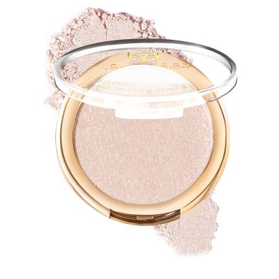 YOUNG VISION Pressed Powder Highlighter, Baked Natural Glow Contour Powder & Face Highlighter, Cruelty Free, Shimmer Highlighting Makeup for Face, Eye, Eyeshadow, Body, Skin, Xmas Gift (White)