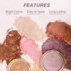 YOUNG VISION Pressed Powder Highlighter, Baked Natural Glow Contour Powder & Face Highlighter, Cruelty Free, Shimmer Highlighting Makeup for Face, Eye, Eyeshadow, Body, Skin, Xmas Gift (White) view 2