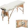 28 In Wide Massage Tables Portable Lash Bed 73 inch Tattoo Table, Height Adjustable Portable Spa Bed, 2 Folding Chiropractic Table w/Carry Case/Face Cradle/Hand Pallet for Travel Physical Therapist view 1