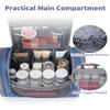 Narwey Hanging Toiletry Bag for Women Travel Makeup Bag Organizer Toiletries Bag Men for Cosmetics Essentials Accessories (Large, Navy Blue) view 3