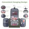 Narwey Hanging Toiletry Bag for Women Travel Makeup Bag Organizer Toiletries Bag Men for Cosmetics Essentials Accessories (Large, Army Green) view 2