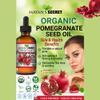 Pure Carrier and Essential Oils for Skin Care, Hair, Body Moisturizer for Face-Anti Aging Skin Care (Pomegranate Seed Oil Organic, 4oz) view 2