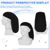 Tatuo 4 Pieces Unisex Jumbo Dreadlock Cap Long Dreads Hair Head Wrap Sleeping Cap Hair Accessories Sleep Bonnet for Men Women(4 Pcs,Black, White, Light Grey, Royal Blue) view 3
