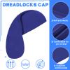 Tatuo 4 Pieces Unisex Jumbo Dreadlock Cap Long Dreads Hair Head Wrap Sleeping Cap Hair Accessories Sleep Bonnet for Men Women(4 Pcs,Black, White, Light Grey, Royal Blue) view 4