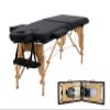 24 In Wide Massage Tables Portable Lash Bed 73 inch Tattoo Table, Height Adjustable Portable Spa Bed, 2 Folding Chiropractic Table w/Carry Case/Face Cradle/Hand Pallet for Travel Physical Therapist view 1