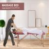 28 In Wide Massage Tables Portable Lash Bed 73 inch Tattoo Table, Height Adjustable Portable Spa Bed, 2 Folding Chiropractic Table w/Carry Case/Face Cradle/Hand Pallet for Travel Physical Therapist view 2