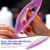 Beavorty 5pcs Nail Waxing Brush Compact Manicure Tools for Professional Nail Polishing and Shaping Easy to Use Portable Design view 4