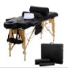 Massage Tables Portable Lash Bed 73 inch Tattoo Table, Height Adjustable Portable Spa Bed, 2 Folding Chiropractic Table w/Carry Case/Face Cradle/Hand Pallet/Towel Hanger/Oil Pouch/Sheet/2 Bolster view 1