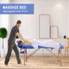 28 In Wide Massage Tables Portable Lash Bed 73 inch Tattoo Table, Height Adjustable Portable Spa Bed, 2 Folding Chiropractic Table w/Carry Case/Face Cradle/Hand Pallet for Travel Physical Therapist view 2