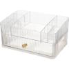 Zerodeko Makeup Storage Box and Features for Organized Vanity and Dresser Compact and Portable Cosmetic Holder for view 1