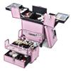 BYOOTIQUE Masslux 2in1 Rolling Makeup Train Case Nail Polish Organizer Manicure Storage view 3
