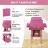 Massage Tables Portable Lash Bed 73 in Long 24 in Wide Tattoo Table, Height Adjustable Portable Spa Bed, 2 Folding Chiropractic Table w/Carry Case/Face Cradle/Hand Pallet for Physical Therapist view 4