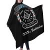 MLIANCEN Custom Barber Cape, Personalized Photo Text Logo Hairdresser Salon Cape for Men, Customized Hair Cutting for Home Salon Barbershop view 2