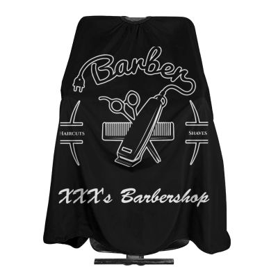 Custom Barber Cape Hairdresser Cape, Add Your Photo Text Logo Personalized Barber Salon Cape for Men, Customized Hair Cutting Cape for Home Salon Barbershop