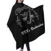 Custom Barber Cape Hairdresser Cape, Add Your Photo Text Logo Personalized Barber Salon Cape for Men, Customized Hair Cutting Cape for Home Salon Barbershop view 2
