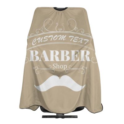 Custom Barber Cape Hairdresser Cape, Add Your Photo Text Logo Personalized Barber Salon Cape for Men, Customized Hair Cutting Cape for Home Salon Barbershop