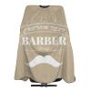 Custom Barber Cape Hairdresser Cape, Add Your Photo Text Logo Personalized Barber Salon Cape for Men, Customized Hair Cutting Cape for Home Salon Barbershop view 1